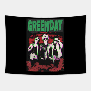 green day - shadows style Tapestry
