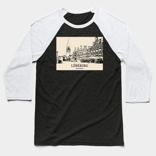Lueneburg - Germany Baseball T-Shirt by Lakeric