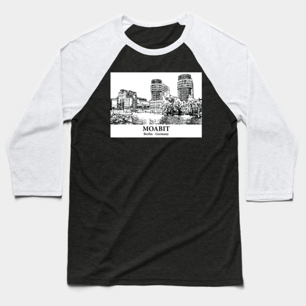 Moabit - Germany Baseball T-Shirt by Lakeric
