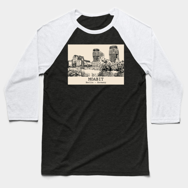 Moabit - Germany Baseball T-Shirt by Lakeric