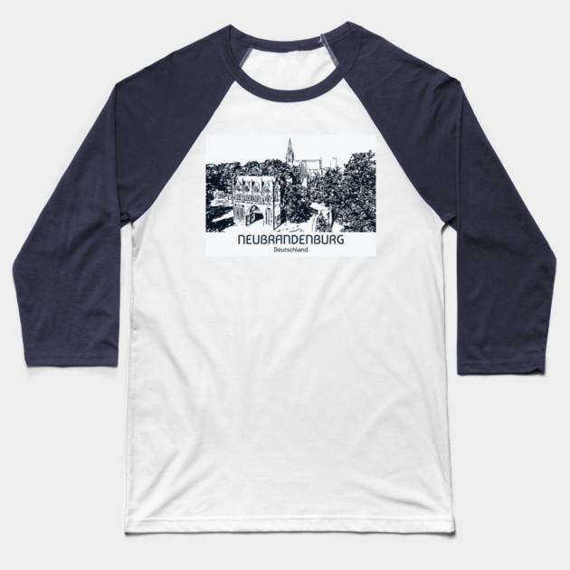 Neubrandenburg - Deutschland Baseball T-Shirt by Lakeric