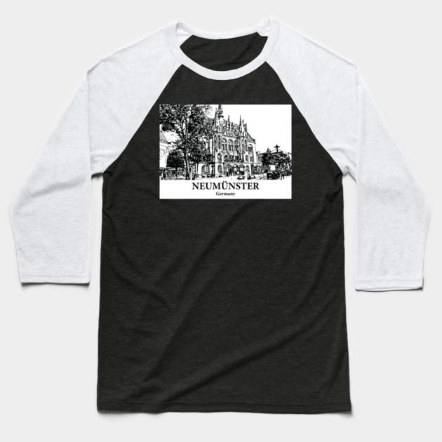 Neumuenster - Germany Baseball T-Shirt by Lakeric