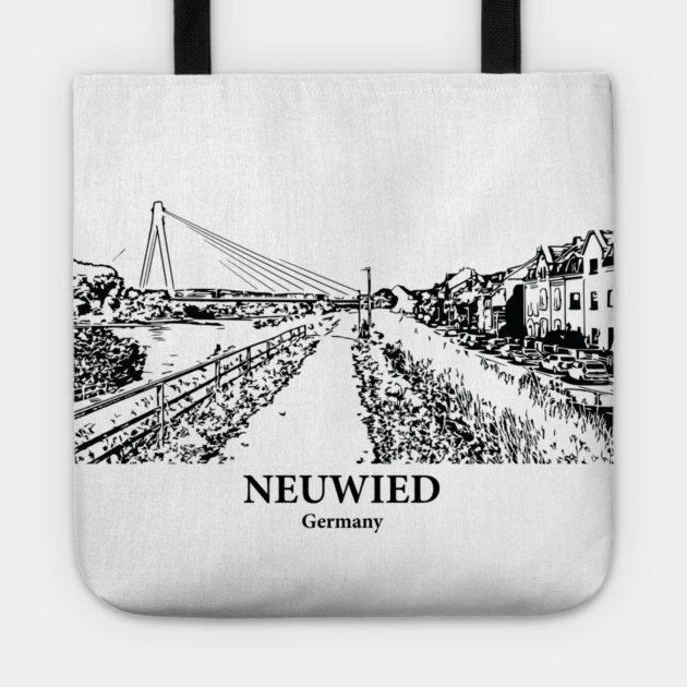 Neuwied - Germany Tote by Lakeric