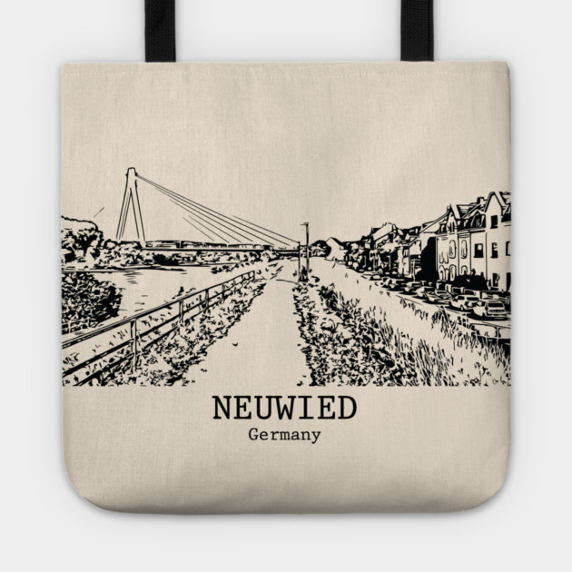 Neuwied - Germany Tote by Lakeric