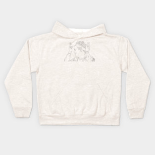 Flawless: Rusty [Outline] Kids Hoodie