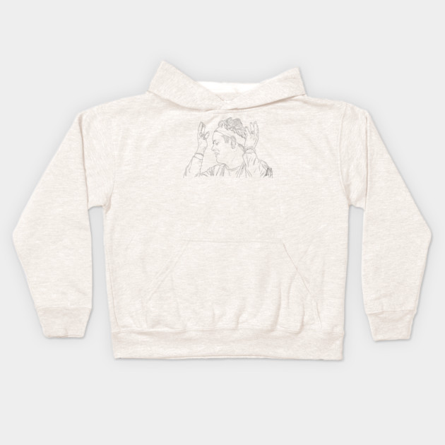Flawless: Rusty [Outline] Kids Hoodie by 51Deesigns