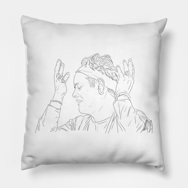 Flawless: Rusty [Outline] Pillow by 51Deesigns