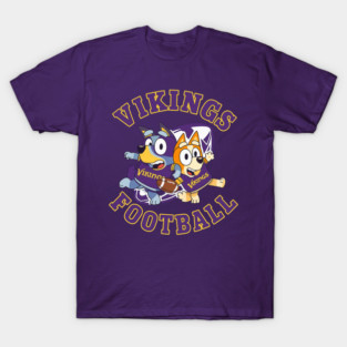 Bluey | Minnesota Vikings Football T-Shirt