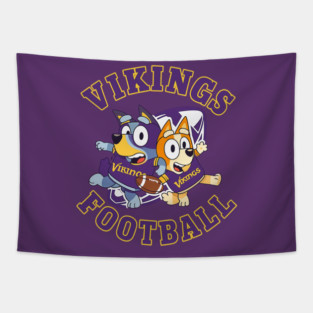 Bluey | Minnesota Vikings Football Tapestry