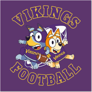 Bluey | Minnesota Vikings Football Posters and Art