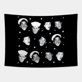 Jerry Lewis And Dean Martin Movie Meme Tapestry
