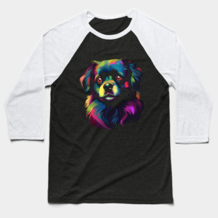 Tibetan Spaniel Baseball T-Shirt