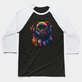Tibetan Spaniel Baseball T-Shirt