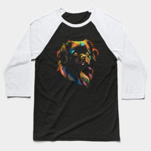 Tibetan Spaniel Baseball T-Shirt