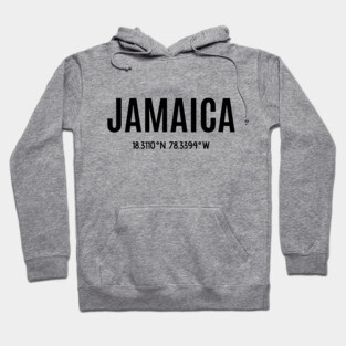 Jamaica w/Coordinates for Negril Hoodie