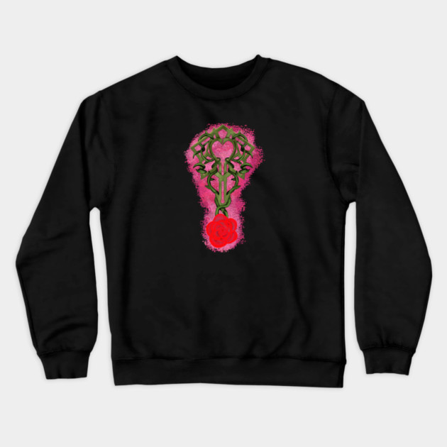 ROSE DESIGN Crewneck Sweatshirt by droidmonkey