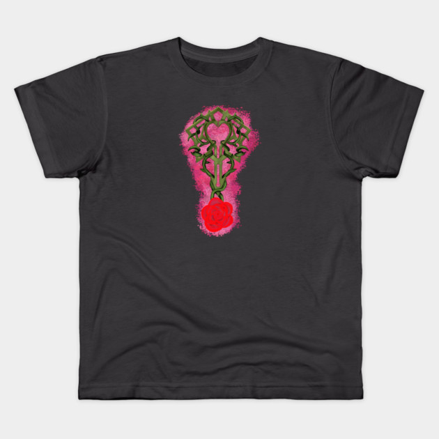 ROSE DESIGN Kids T-Shirt by droidmonkey
