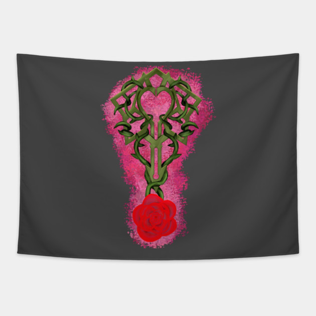ROSE DESIGN Tapestry by droidmonkey