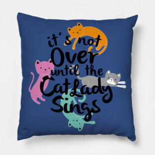 Cat Lady Pillow