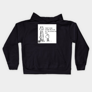 Never Enough Nothing  Calvin & Hobbes Kids Hoodie