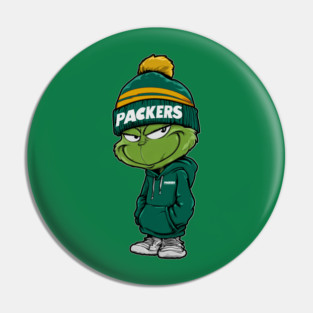 Grinch Green Bay Packers M9455 Pin