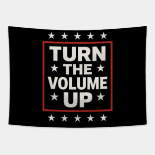 Turn The Volume Up – Framed Stars Poster Tapestry