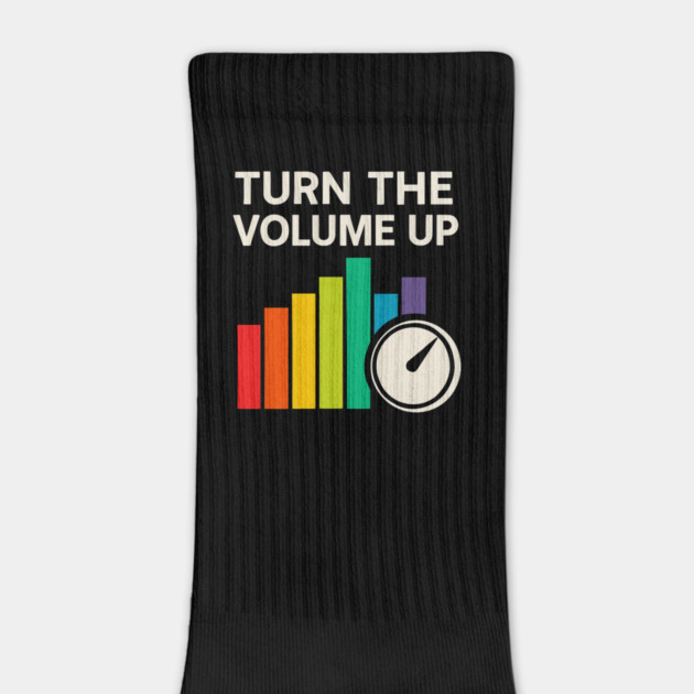 Turn The Volume Up – Color Equalizer & Knob by ArtistTee ⭐⭐⭐⭐⭐