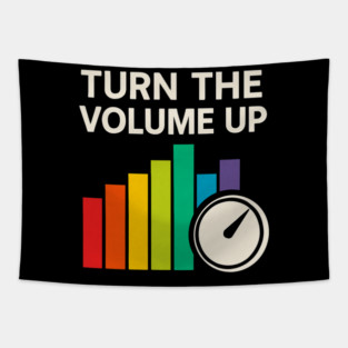 Turn The Volume Up – Color Equalizer & Knob Tapestry