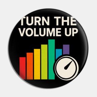Turn The Volume Up – Color Equalizer & Knob Pin