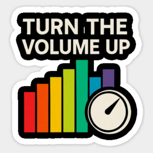 Turn The Volume Up – Color Equalizer & Knob Sticker