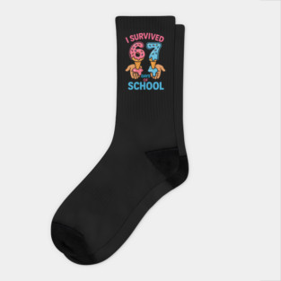I Survived 67 Days of School – Cones in Hands Socks