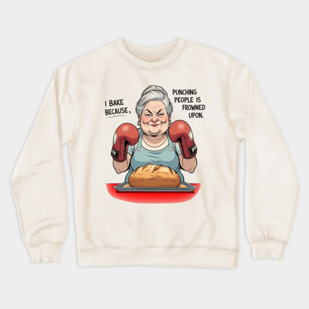 Bake Punch Crewneck Sweatshirt by faithfamilyhomedesigns