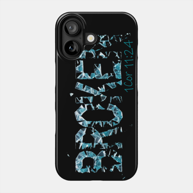 Broken Phone Case by faithfamilyhomedesigns