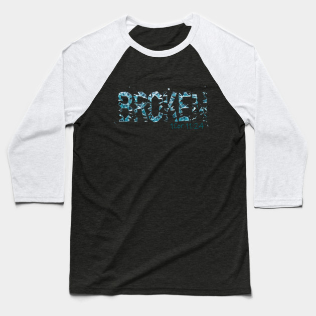 Broken Baseball T-Shirt by faithfamilyhomedesigns