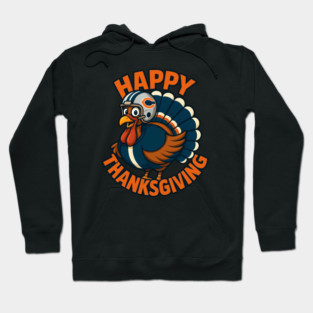 Happy Thanksgiving - Chicago Bears Hoodie