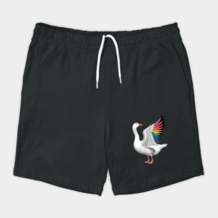 Silly Goose Pride Rainbow Goose LGBTQ Shorts