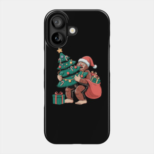 Bigfoot Christmas Tree Bandit – Funny Holiday Sasquatch Phone Case
