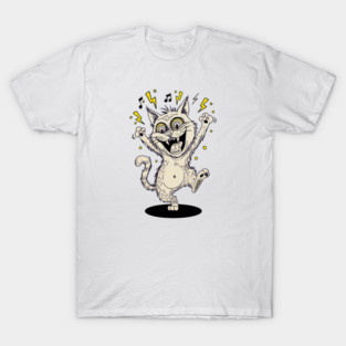 Jim mahfood style cat T-Shirt