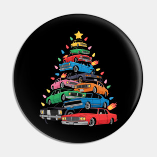 Classic Cars Christmas Tree Pin