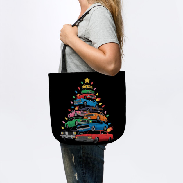 Classic Cars Christmas Tree by Creatifly Graphic Tees