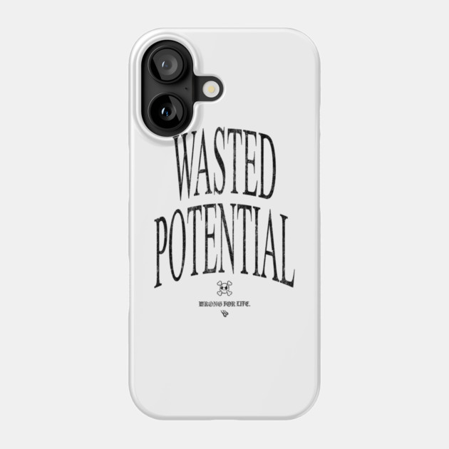 Wasted Phone Case by Wrongteeshirt