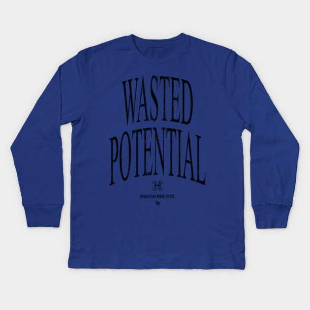 Wasted Kids Long Sleeve T-Shirt by Wrongteeshirt