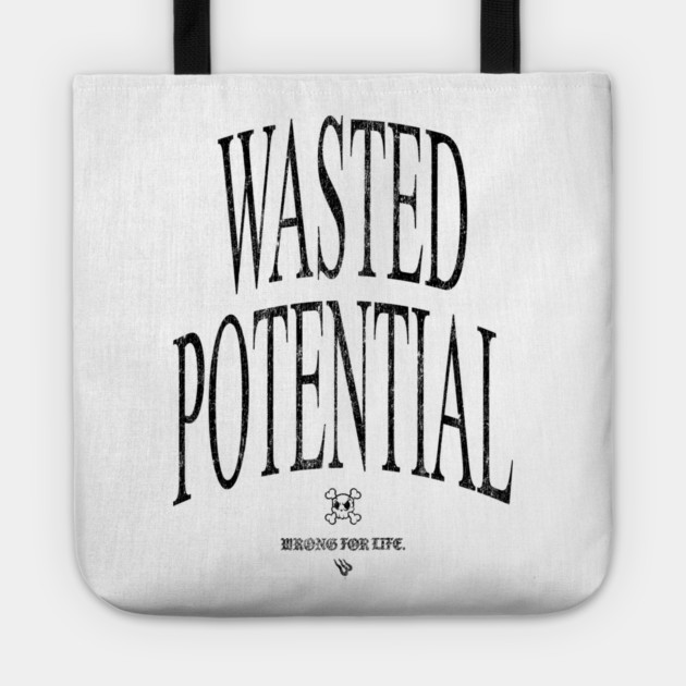 Wasted Tote by Wrongteeshirt