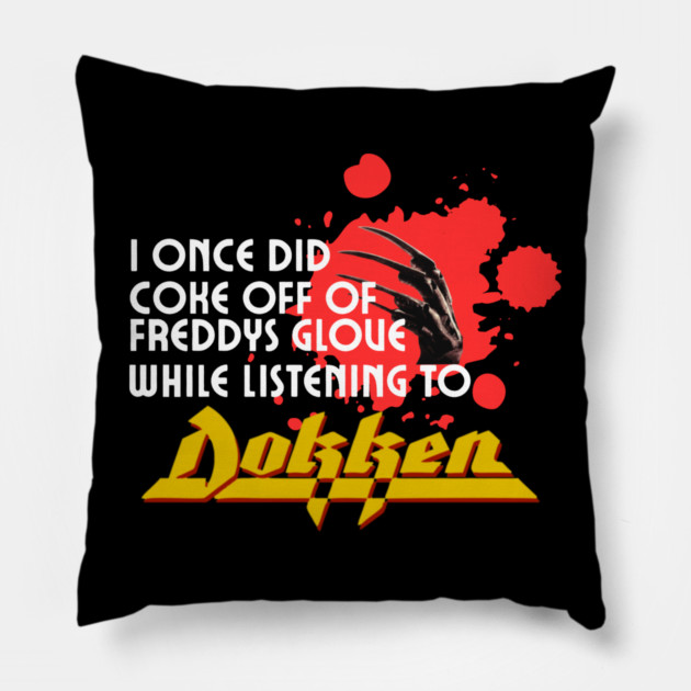 Coke off a glove Pillow by Low Life Shirts