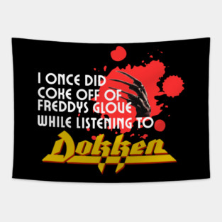 Coke off a glove Tapestry