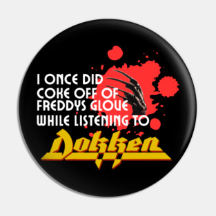 Coke off a glove Pin