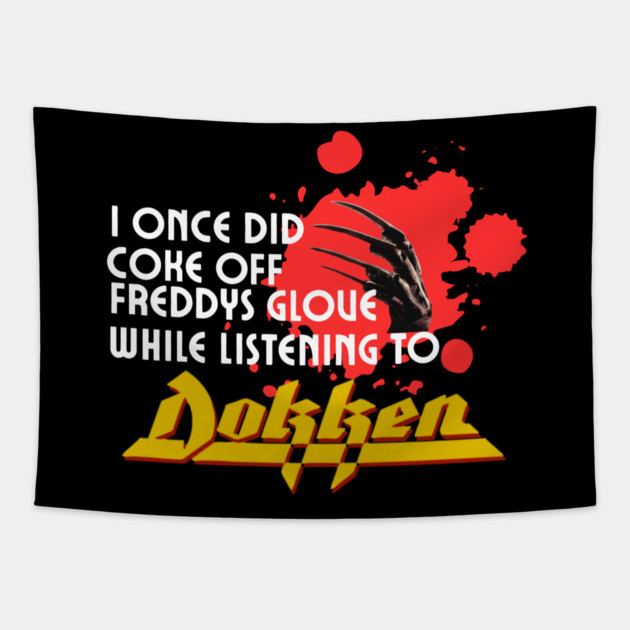 Coke off a glove Tapestry by Low Life Shirts