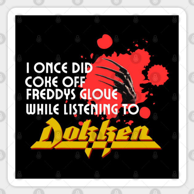 Coke off a glove Sticker by Low Life Shirts