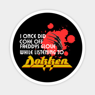 Coke off a glove Magnet