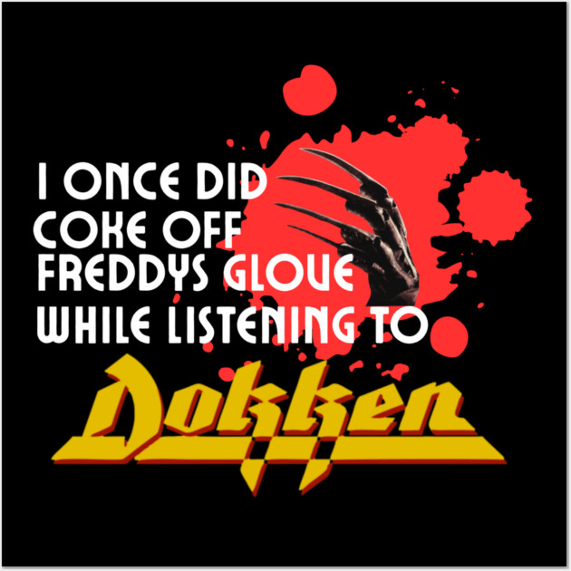 Coke off a glove Wall Art by Low Life Shirts